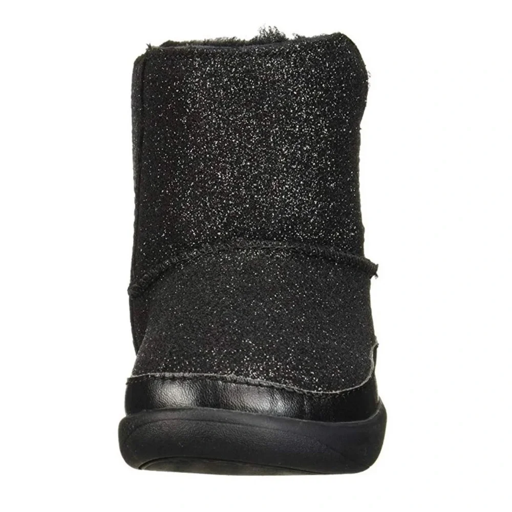 UGG Kids Keelan Glitter Black Bootie Infant Toddler Size 6 1104652T‎